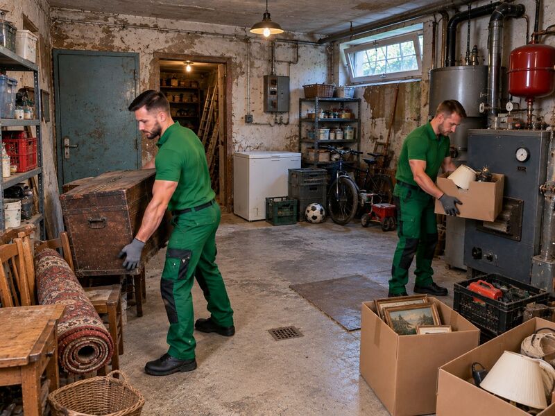 Gefriertruhe und Zweitkühlschrank im Keller eines Hauses in Laa an der Thaya