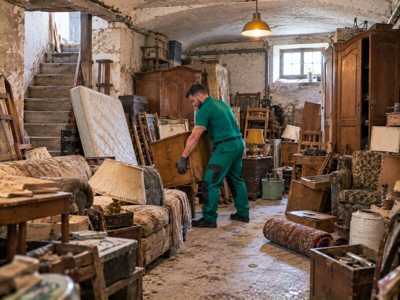 In den Fels gehauener Keller unter einem Bürgerhaus in Waidhofen an der Ybbs